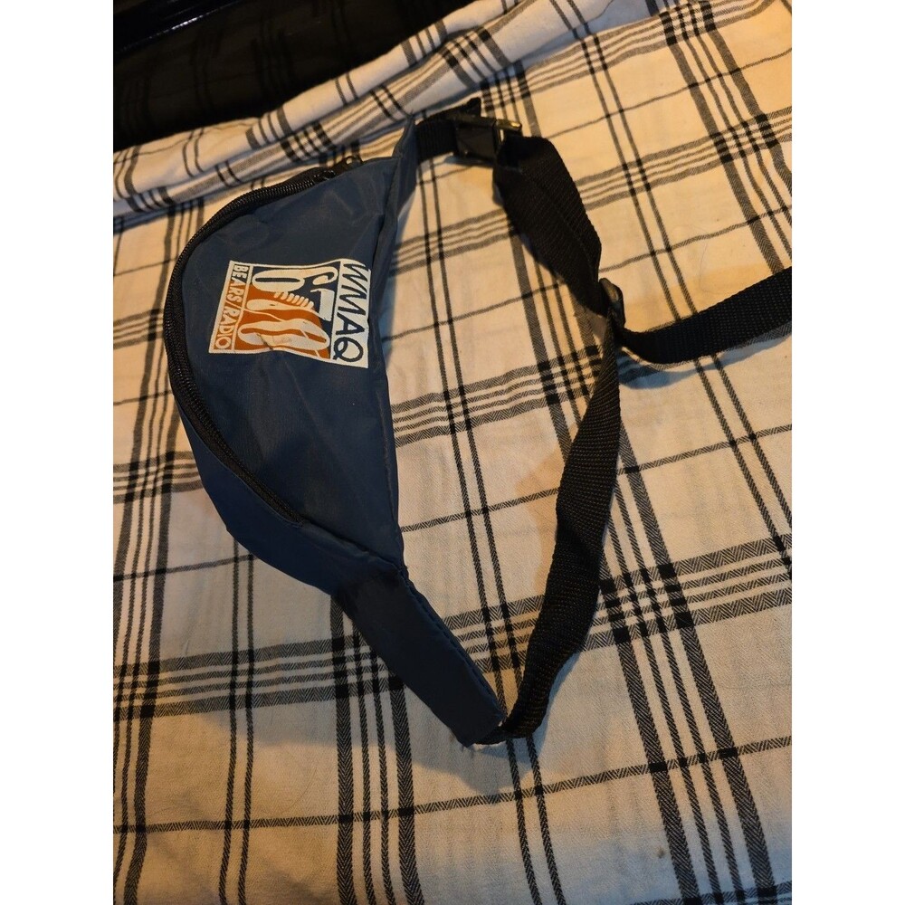 Vintage Chicago Bears NFL Football WMAQ 670 Radio Logo Fanny Pack Waist Bag - Picture 4 of 11